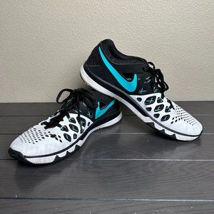 Nike - Men's Taining Shoes, White/Black/Blue - Size 10